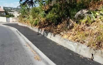réfection du trottoir Boulevard de la Granière, La Valbarelle