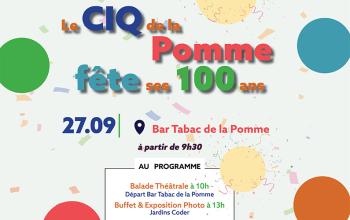Le CIQ La Pomme fête ses 100 ans