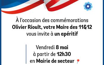 Cérémonies du 8 mai 2026 - Apéritif