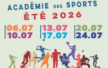 Stages multi-sports pour les vacances d'été 2026 - Académie des Sports
