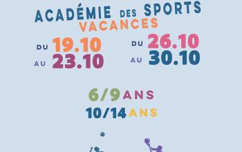 Stages multi-sports pour les vacances de la Toussaint 2026