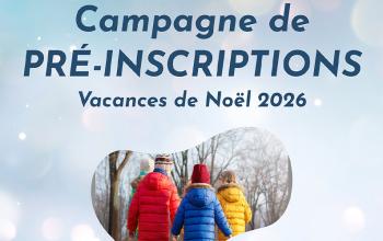 Pré-inscriptions ACM pour les vacances de Noël 2026