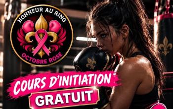 Une heure d'initiation gratuite à la boxe par l'association Honneur au Ring